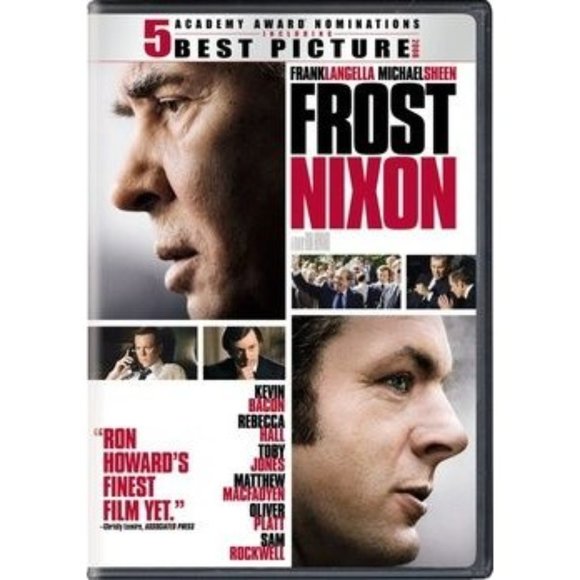 Frost Nixon DVD Movie Ron Howard Kevin Bacon Watergate Historic Event Richard Ni - Picture 1 of 4